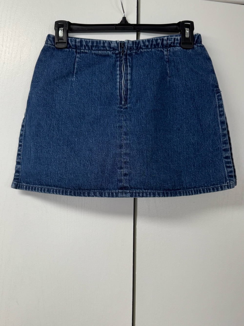 Medium wash denim SKORT, size 14